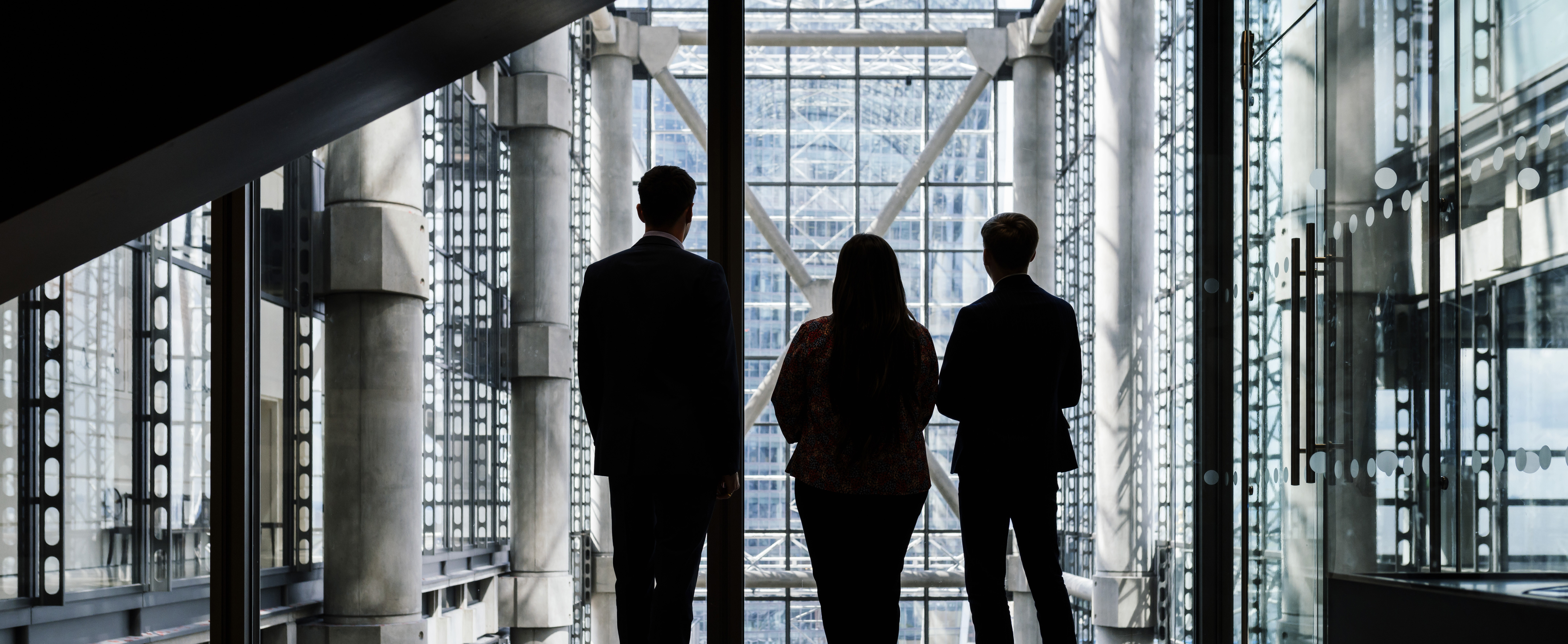 Lloyd's colleagues in the Lloyd's building